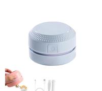 Swiftvac - Smart Vacuum Cleaner,Swiftvac Robot Vacuum 3 in 1,Mini Table Cleaner de Table,Petit Aspirateur à Main USB Rechargeable,Aspirateur à sans Fil de Bureau Haute Puissance d'Aspiration (Bleu)