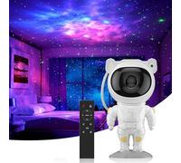 SWIFTVEIN Projecteur de ciel étoilé LED Astronaute, Galaxy Light avec télécommande et minuterie, Projecteur d'étoiles enfants et adultes, Smart Star Projector Blanc