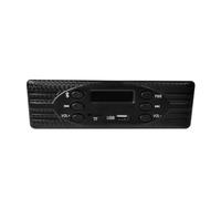 Swiixxer 1 Din Radio FM USB TF Lecteur MP3 Bluetooth Autoradio Audio Multimédia Affichage LED pour Tricycle Tracteur Camion