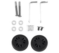 Swiixxer 1 Set 50X15mm Bagages Roues Bagages Roue Universel 6mm 8mm Remplacement Résistant à L'Usure PU Roulette Valise