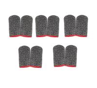 Swiixxer 10 PièCes SéRies Doigt Anti-Transpiration Manches de Manches de éTanches Pouces Manchon de Doigt ContrôLeur de Couverture de Doigt