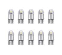 Swiixxer 10Pcs 6000K Canbus T10 168194 W5W Dome License Side Marker Ampoule LED Blanc