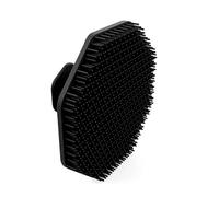Swiixxer 2 Pièces Épurateur de en Silicone, Brosse de Nettoyage Du en Silicone Souple, Brosse de Nettoyage des Pores Du, Brosse de Nettoyage de Massage Du, Noir Facile à Ut