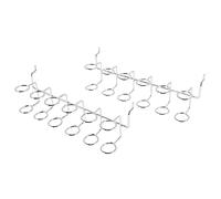 Swiixxer 2 PièCes SéRies Porte-Tournevis Support Multi-Outils Panneau Perforé Accessoire Panneau Perforé Accessoires Multi-Anneau Porte-Outil pour Panneau Perforé