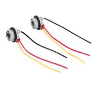 Swiixxer 2Pcs 1157 Bay15D Ampoules De Support De Lampe Accessoires De Voiture en Plastique Connecteur De Prise De Base De L'adaptateur P21 / 5W pour la LumiÈRe De Frein