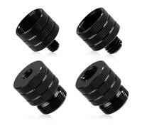 Swiixxer 4 Adaptateurs de Pied de Micro, Adaptateurs de Filetage de Microphone 1/4 vers 5/8 Mâle Adaptateur de Vis pour Trépied de Caméra à Perche de Microphone