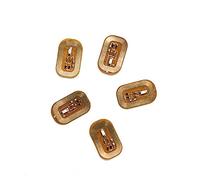 Swiixxer 5 PièCes NFC Flash Nail Sticker LED Puce Nue Intelligente Lampe à Ongles Nail Sticker AméLioration, LumièRe Jaune