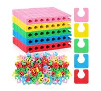 Swiixxer 500 Pièces Séparateurs D'Orteils de Pédicure Individuels Entretoises D'Orteils en Mousse Souple Séparateurs D'Orteils de Doigt Confortables Pédicure