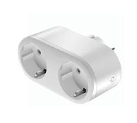 Swiixxer Adaptateur UE à Double Prise Tuya Smart Life Télécommande Surveillance Prises de Courant Alexas