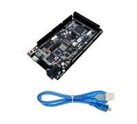 Swiixxer Carte de Développement WiFi R3 ATMEGA2560 + ESP8266 (Mémoire 32 Mo) USB-TTL CH340G avec Micro-Câble Bleu de 30 cm