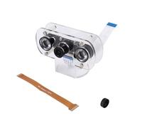 Swiixxer Convient pour CaméRa 4B avec Support et Câble Module de CaméRa IR 5MP OV5647 Webcam Basculant Automatiquement Entre Les Jours