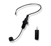 Swiixxer Ensemble de Microphones sans 2,4 G Double Casque sans, Mini Microphone Portable Adapté au Karaoké, Microphone Unique