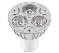 Swiixxer GU10 Lampe Ampoule Bulb A 3 LED Blanc Chaud 3W 5 Watts 12V