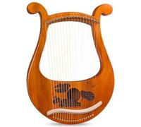 Swiixxer Harpe Lyre 19 Cordes pour Débutants, Petite Harpe Portable 19 Tons, Instruments de Musique Lyre 19 Cordes, Harpe Lyre en Bois, Installation Facile, Facile à Utiliser