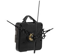 Swiixxer Horloge Murale A Quartz Mecanisme De Mouvement Ensemble De Pieces De Reparation Noir DIY Mecanisme De Mouvement D'Horloge