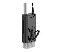 Swiixxer Kit de Brosse de Nettoyage D'Ordinateur Huit en Un Clavier ÉCouteurs ÉCouteurs Ensemble D'Outils de Nettoyage Casque Clavier Nettoyant Keycap Extracteur Kit,B