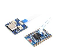 Swiixxer Kit de Carte de Développement ESP32-S3-Tiny + Câble FPC Bluetooth Le + WiFi 2,4 G ESP32-S3FH4R2 Mini Carte de Développement ESP32-S3