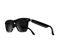 Swiixxer Lunettes sans Bluetooth 5.0 avec Écouteurs Appels Mains Musique Photographie Noir C Lunettes Intelligentes 1 Ensemble