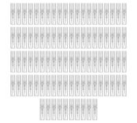 Swiixxer Mini Transparent 2 ML Vaporisateur Bouteille en Plastique Parfum Vaporisateur Bouteille D'éChantillon Vide Adapté pour Voyage Partie 90 Pcs