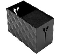 Swiixxer Noir Professionnel Salon Cisaillement Titulaire pour Styliste Ciseaux Rack Titulaire Cas Clips de Cheveux BoîTe de Rangement Coiffure Peignes Organisateur