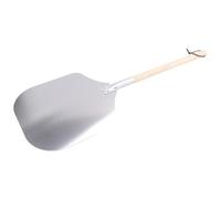 Swiixxer Poussoir à Pizza, Pelle à Pizza en Aluminium Inoxydable (90 Cm) - Pratique et Solide, Poussoir à Pizza avec Bords Arrondis