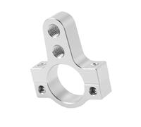 Swiixxer Support de Fixation de Support de Fixation de Cadre de Fourche D'Amortisseur de Direction en Aluminium de 27Mm pour la Modification de VéLo de Moto Argent