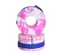 Swim Aquatic Cuffs Set 2 Pcs | EVA, 5.9in X 5.9in X 3.1in, Pink/White & Blue/White | High Buoyancy Water Wings for Kids, Adults, Beginners | Portable Swim Training