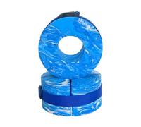 Swim Aquatic Cuffs Set 2 Pcs | EVA, 5.9in X 5.9in X 3.1in, Pink/White & Blue/White | High Buoyancy Water Wings for Kids, Adults, Beginners | Portable Swim Training