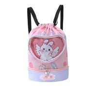 Swim Backpack Kids,Waterproof Swimming Beach Backpack | Lightweight Cartoon Drawstring Dry Wet Separated Po Ol A Breathability Confoccessories For Gym Travel School Use Activities Beach Camping Sports