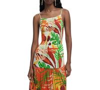 Desigual Vêtement de plage citron vert / orange / homard / blanc, Taille 42