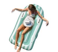Swim Board - 46.85 inches Inflatable Floating Lightweight Board, Swimming Beach Toys | Portable Body Boards with Handles for Summer Vacation, Pool, Lake, Surfing, Water Sports, Travel Activities
