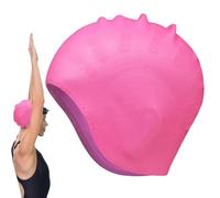 Swim Cap for Long Hair Silicone Waterproof Bathing Pool Swimming Hat