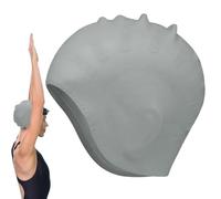 Swim Cap for Long Hair Silicone Waterproof Bathing Pool Swimming Hat