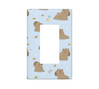 Swim Capybaras Housse de plaque murale en polycarbonate thermoplastique thermoplastique et polycarbonate thermoplastique Motif canard Taille moyenne 12,7 x 7,6 cm
