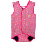 Swim Cosy Combinaison de plongée pour bébé/tout-petit avec UPF50 - Design enveloppant en néoprène pour garçons/filles de 0 à 3 ans - Licornes, dinosaures, canards (rose saupoudrer, taille L 18 à 30
