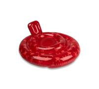 Swim Essentials Bouée pour bébé rouge avec imprimé crabe 0-1 ans
