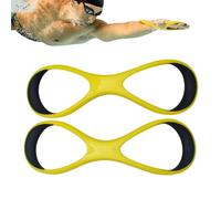 Swim Fins Adult - High Elbow Corrective, 8-Word Teaching Professional Equipment with Freestyle Design, High Elbow Training Aid for Fitness Water Sports Kids Women Men, Pool Use