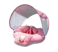 Swim Float Ring with Removable Canopy PVC Infant Pool Float 0-36 Month