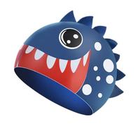 Swim Hats for Kids, Shark Long Hair Swim Hat Youth, Stretchable Silicone Non-Slip Bathing Accessory, Keep Dry Sports Hat Beach, Outdoor & Activities, Ideal for Swimming