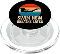Swim Now Breathe Later PopSockets PopGrip pour MagSafe