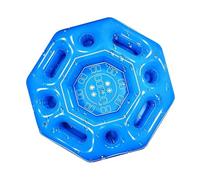 Swim Pool Floating Table, Interactive Activity Raft | Octagonal Multifunctional Interactive | Summer Swim Pool Card Game Table | For Water Park Beach Party Backyard Adults Men Women Family Friends