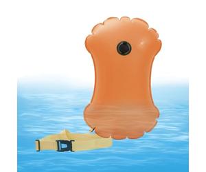 Swim Pull Buoy, Highly Visible Safety Float, 16 inches Open Water Buoy with Adjustable Strap, Swim Bubble with Bright Color, Training Accessory for Swimmers Triathletes Snorkelers Kayakers Outdoor