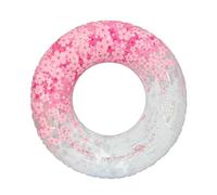 Swim Ring - Swim Rings with Handle | Ergonomic Inflatable Flower Sequin