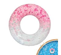 Swim Rings Ergonomic Flower Sequin Inflatable