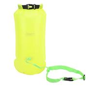 Swim Safety Float Bag, Swimming Bubble Safety Float with Waterproof Storage Compartment, Bright Color PVC Inflatable Dry Bag for Open Water Swimming in Sea Lake River