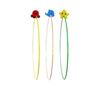 Swim Swim à travers des anneaux - cerceaux de plongée flottants réglables, boucles d'entraînement pliables | Conception de jeux de piscine colorée, thème de natation d'été, fonctionnalité de tube de f