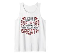 Swim Team Think Your Sport Hard Do it Hold Breath Swim Débardeur