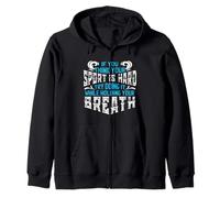 Swim Team Think Your Sport Hard Do it Hold Breath Swim Sweat à Capuche