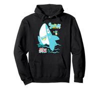 Swim with Me Beach I Love Swimming Funny Fish Shark Sport Sweat à Capuche