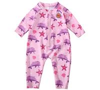 Swimbubs Bébé UV Maillot de Bain Garçons Combinaison de Soleil Maillots de Bain Filles Crème Solaire Rash Guard Gilet Tout-Petit UPF50 Combinaison (6-12 Mois, Pink Dolphin)